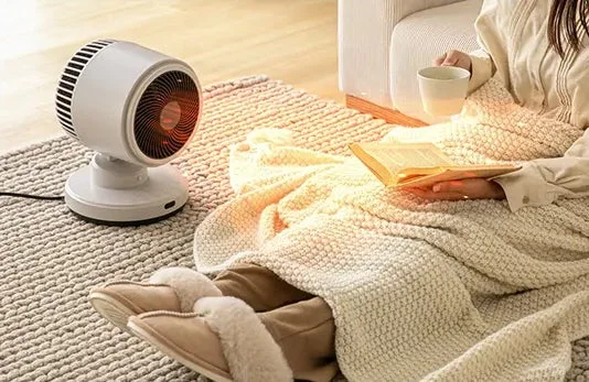 読書とヒーター