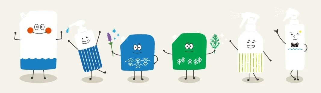 特洗隊のキャラクターイラスト